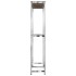 Estantería para neumáticos 2 niveles acero plata 110x40x180