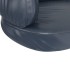 Cama para perros de espuma cuero sintético azul oscuro 75x53