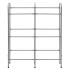 Estantería almacenaje para 6 cajas acero plateado 96x33x116