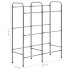 Estantería almacenaje para 6 cajas acero plateado 96x33x116