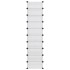 Zapatero PP transparente 44x32x174