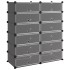 Zapatero PP negro 94,5x36,5x106