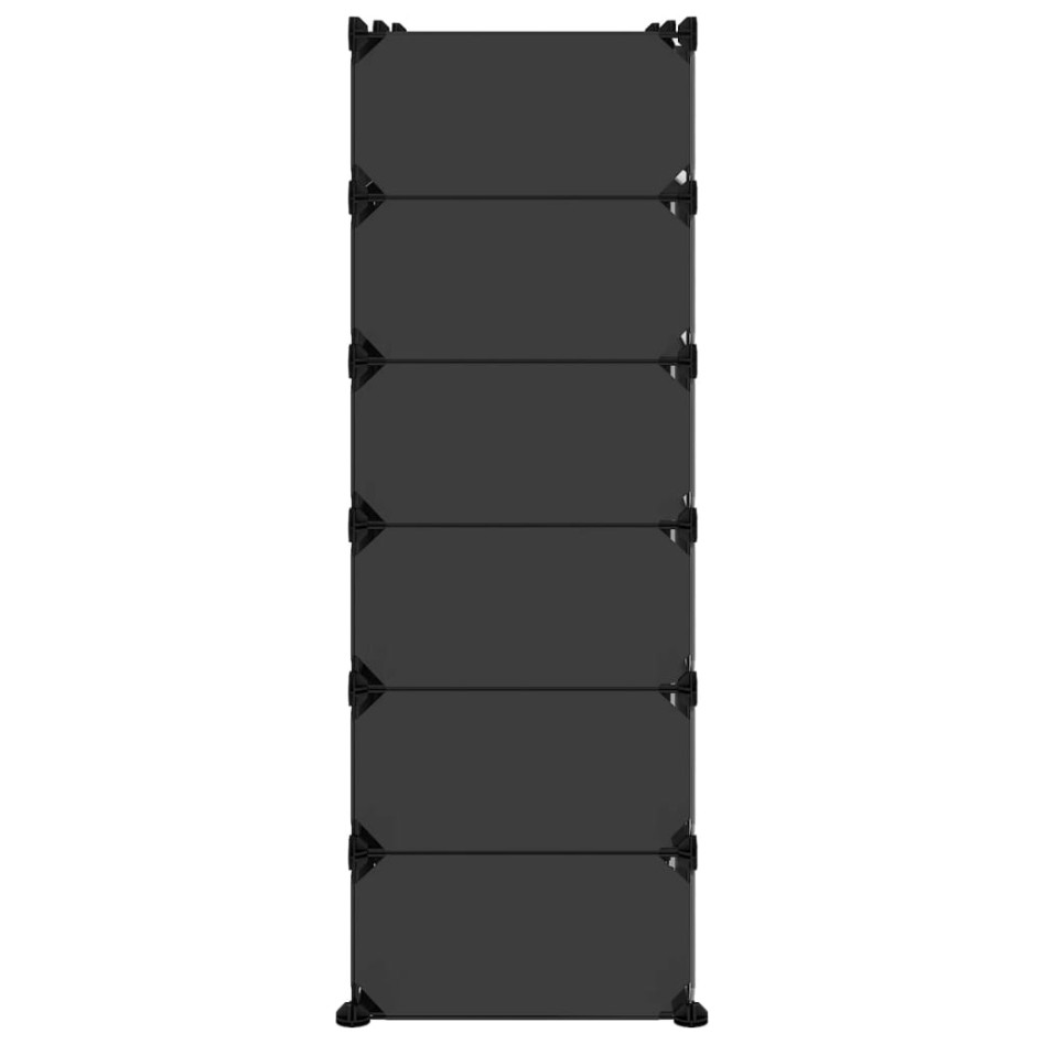 Zapatero PP negro 94,5x36,5x106