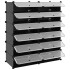 Zapatero PP negro 94,5x36,5x106