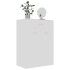 Mueble zapatero de madera contrachapada blanco 60x35x84