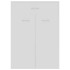 Mueble zapatero de madera contrachapada blanco 60x35x84