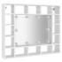 Mueble con espejo y LED blanco 91x15x76,5