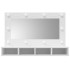 Mueble con espejo y luces LED blanco 90x31,5x62