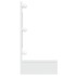 Mueble con espejo y luces LED blanco 90x31,5x62