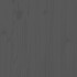 Armario zapatero de madera maciza de pino gris 110x38x45,5