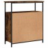 Aparador de madera de ingeniería roble ahumado 70x30x80
