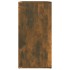 Mueble zapatero madera contrachapada roble ahumado 60x35x70