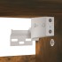 Mueble zapatero madera contrachapada roble ahumado 60x35x70