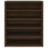 Mueble zapatero madera contrachapada roble marrón 60x35x70
