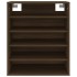 Mueble zapatero madera contrachapada roble marrón 60x35x70
