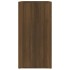Mueble zapatero madera contrachapada roble marrón 60x35x70