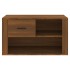 Mueble zapatero contrachapada color marrón roble 80x35x45