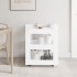 Carrito de cocina madera contrachapada blanco 60x45x80