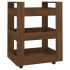 Carrito de cocina madera contrachapada marrón roble