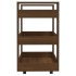 Carrito de cocina madera contrachapada marrón roble