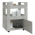 Carrito de cocina madera contrachapada gris hormigón