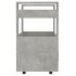 Carrito de cocina madera contrachapada gris hormigón