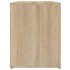 Mueble zapatero madera contrachapada roble Sonoma 100x35x45