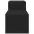 Mueble zapatero madera contrachapada negro 150x35x45
