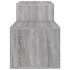 Mueble zapatero madera contrachapada gris Sonoma 150x35x45
