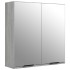 Armario de baño con espejo color gris Sonoma 64x20x67