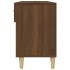 Mueble zapatero madera contrachapada marrón roble 102x35x55
