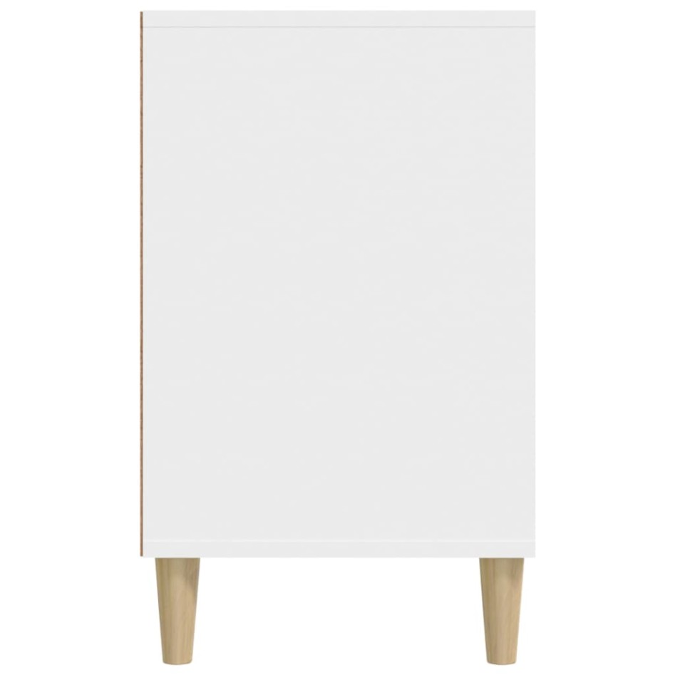 Mueble zapatero madera contrachapada blanco 102x36x60