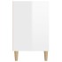 Mueble zapatero madera contrachapada blanco brillo 102x36x60
