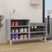 Mueble zapatero madera contrachapada gris Sonoma 102x36x60 cm