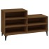 Mueble zapatero madera contrachapada roble marrón 102x36x60