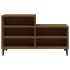 Mueble zapatero madera contrachapada roble marrón 102x36x60