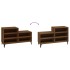 Mueble zapatero madera contrachapada roble marrón 102x36x60