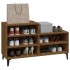 Mueble zapatero madera contrachapada roble marrón 102x36x60