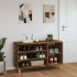 Mueble zapatero madera contrachapada roble ahumado 102x36x60
