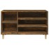 Mueble zapatero madera contrachapada roble ahumado 102x36x60