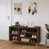 Mueble zapatero madera contrachapada roble marrón 102x36x60