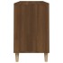Mueble zapatero madera contrachapada roble marrón 102x36x60