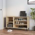 Mueble zapatero madera contrachapada roble Sonoma 102x36x60