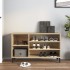 Mueble zapatero madera contrachapada roble Sonoma 102x36x60