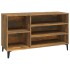 Mueble zapatero madera contrachapada roble ahumado 102x36x60