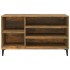 Mueble zapatero madera contrachapada roble ahumado 102x36x60
