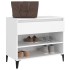 Mueble zapatero madera contrachapada blanco 70x36x60