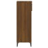 Mueble zapatero madera contrachapada marrón roble 40x36x105