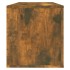 Mueble zapatero pared contrachapada roble ahumado 100x35x38