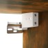 Mueble zapatero pared contrachapada roble ahumado 100x35x38